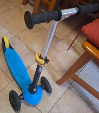 Bicicleta sin pedales ENKEEO azul
