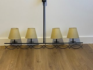 Lámpara de techo colgante 4 luces