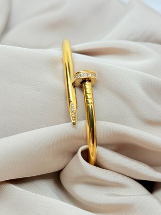 Pulsera Acero Inoxidable Baño Oro 18k