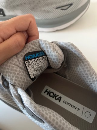 Hoka M Clifton 9 Zapatilla Gris/Blanco Talla 44