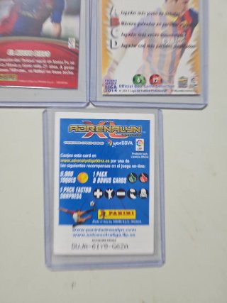 3 Cromos Messi NO SE VENDEN SUELTOS