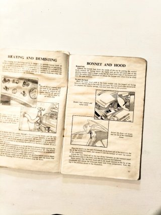 Manual MG Midget - Driver's Handbook texto en ingl