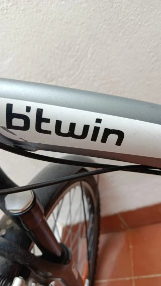 Bicicleta Btwin Original Gris