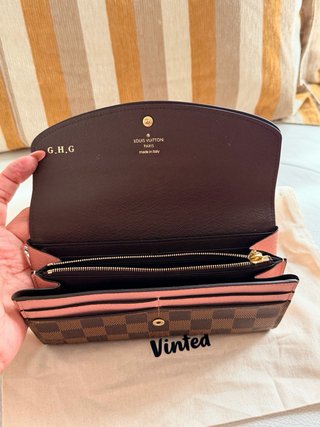 Cartera Louis Vuitton Marrón y Rosa