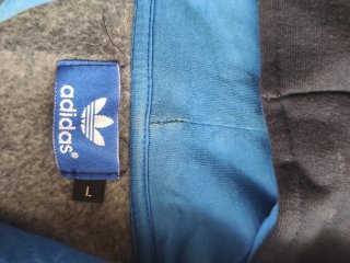 Sudadera Adidas con capucha negra y verde