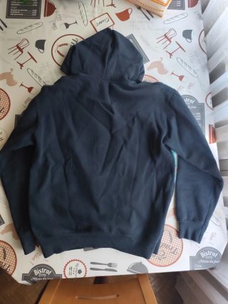 Sudadera Adidas con capucha negra y verde