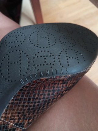Zapatos Hispanitas tacón pitón