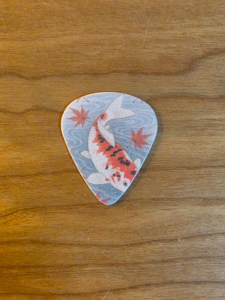 Lote 6 Púas Guitarra Dibujos Japoneses. Nuevas