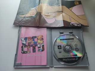GTA Vice City PS2 Platinum + Mapa