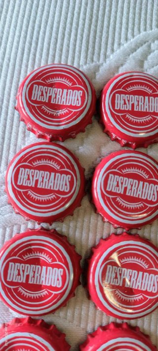30 Chapas Cerveza Desperados RED