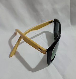 Gafas de sol unisex patillas madera