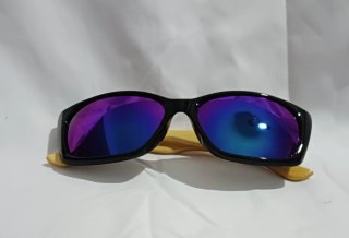 Gafas de sol unisex patillas madera