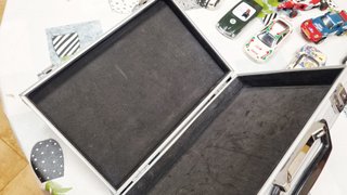SCALEXTRIC MALETIN COCHES SLOT ALUMINIO