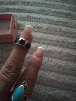Anillo Plata Ley Negro