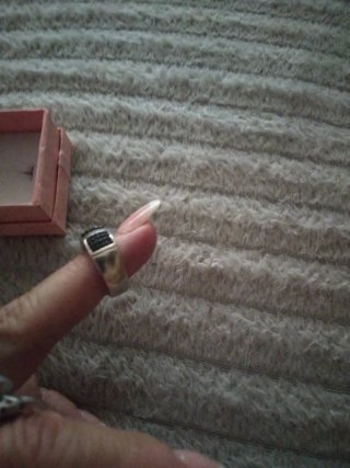 Anillo Plata Ley Negro