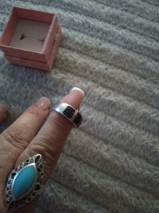 Anillo Plata Ley Negro