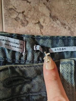 Pantalones anchos verdes
