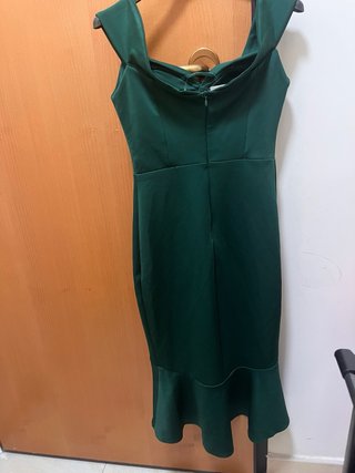 Vestido verde invitada fiesta