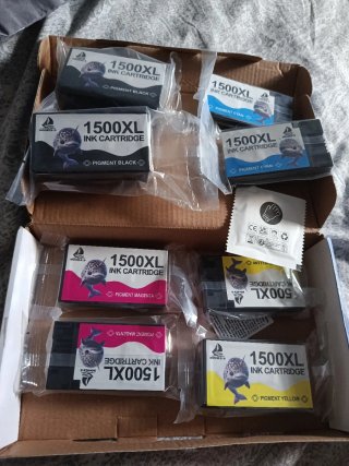 Cartuchos de tinta 1500XL Double D