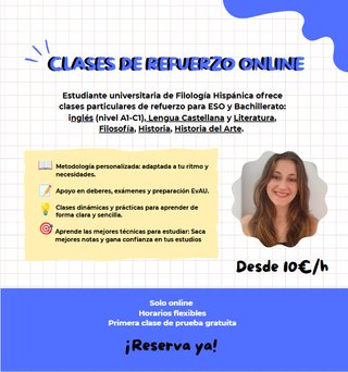 Clases particulares de refuerzo