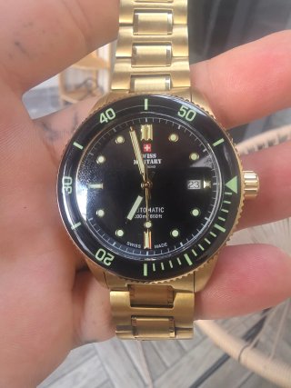 Reloj Swiss Military Automático Dorado