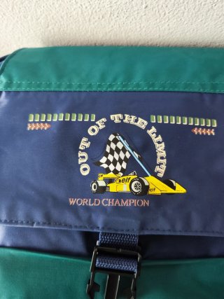 Mochila Escolar Azul e Verde