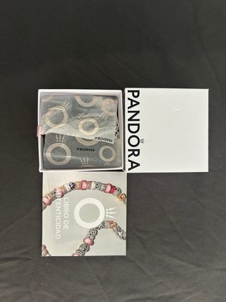 Pulsera Pandora Plata Grabada