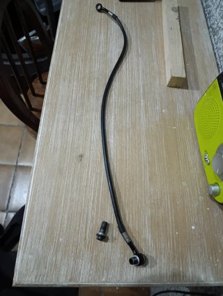 Latiguillo metálico trasero Suzuki gs 500(18€)