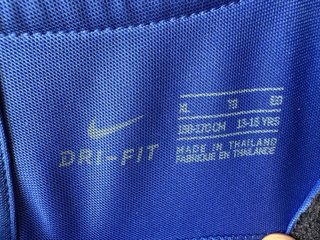 Camiseta Nike Dri-Fit Azul y Negra