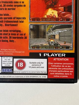 Duke Nukem 3D Sega Saturn Edicion PAL