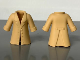 Lote 2 abrigos goma Playmobil marrones