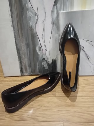 Bailarinas Zara punta negra