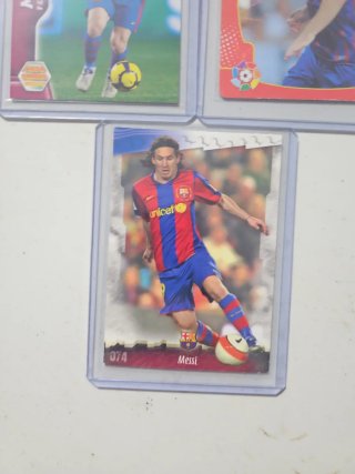 Lote 3 cromos Messi FC Barcelona