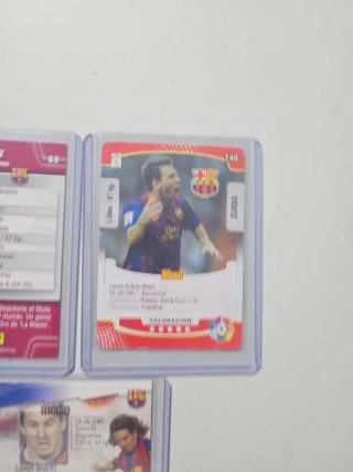 Lote 3 cromos Messi FC Barcelona