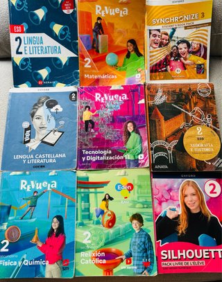 Lote de libros para 2 Eso en buen estado