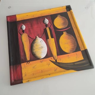 Cuadro Decorativo 62x62 cm.Va en relieve