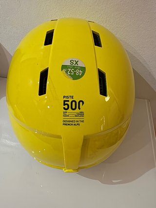 Casco de esquí infantil Wed'ze amarillo