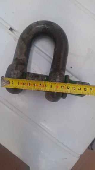 Grillete de acero 12t para camiones, tractores