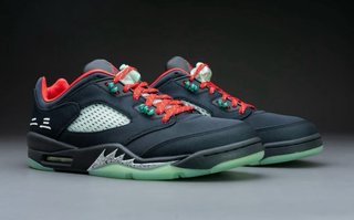 Jordan Retro 5 x CLOT Jade Low