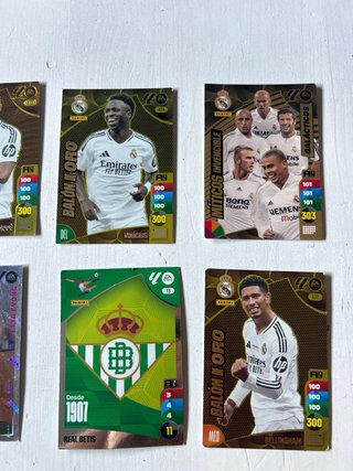Lote 8 cromos Panini Adrenalyn XL Real Madrid