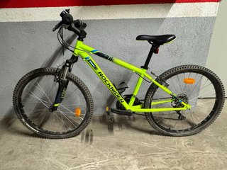 Bicicleta Rockrider niño verde