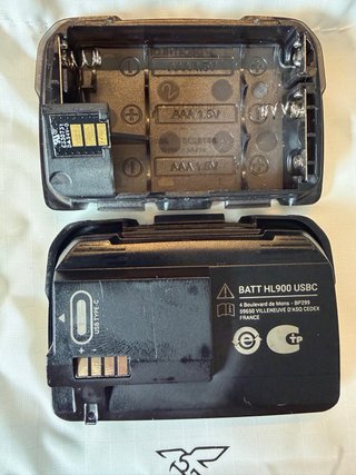 Linterna frontal recargable - 600 lúmenes - HL900