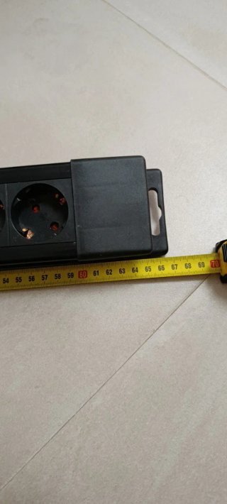 Regleta 10 enchufes con interruptor