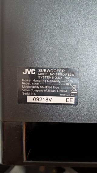 Equipo musica JVC NX-PS1 Compact Component System