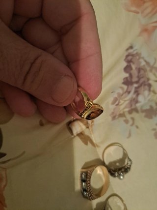 Lote de anillos antiguos de oro