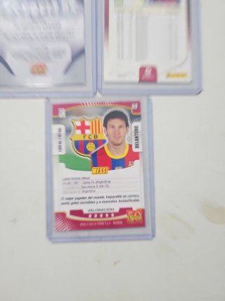 3 Cromos Messi FC Barcelona