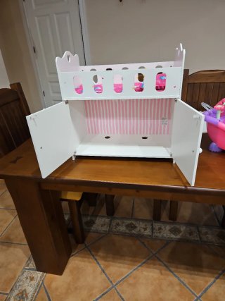 Set Juguetes Muñecos Cuna y Bañera