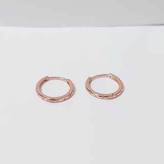 Pendientes Pandora Aro Tono Oro Rosa PRECIO FIJO