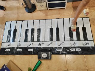 Piano musical infantil de pies