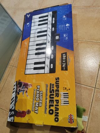 Piano musical infantil de pies